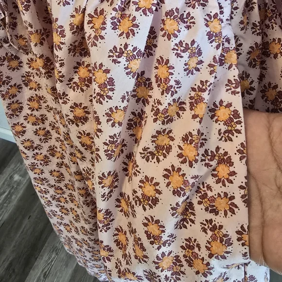 J.CREW V-neck cotton poplin mini dress in peony paisley, 14 - Picture 5 of 16